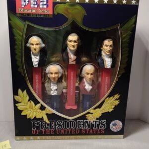 NIP PEZ Presidents Volume 1 Set of 5 Dispensers New in Box George Washington